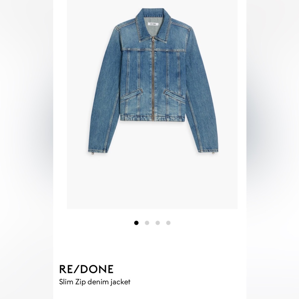 RE/DONE
Slim Zip denim jacket - Picture 5 of 7